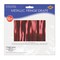 6 Pack Beistle Packaged 1-Ply Metallic Party Fringe Drape - red